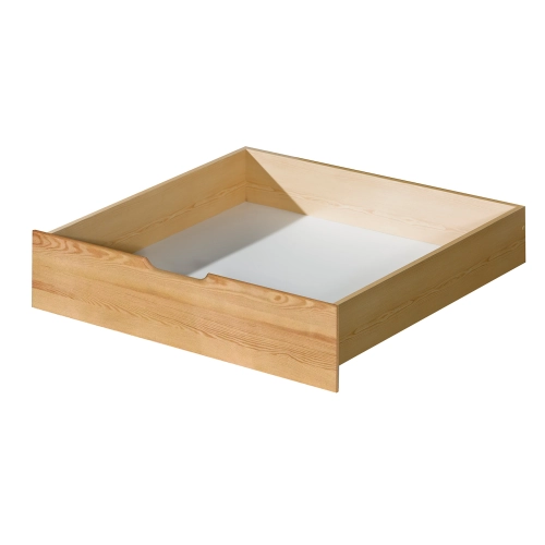 Łóżko Mauricius 90 x 200 drewniane ze stelażem i szufladami  , barierki , dziecięce ,